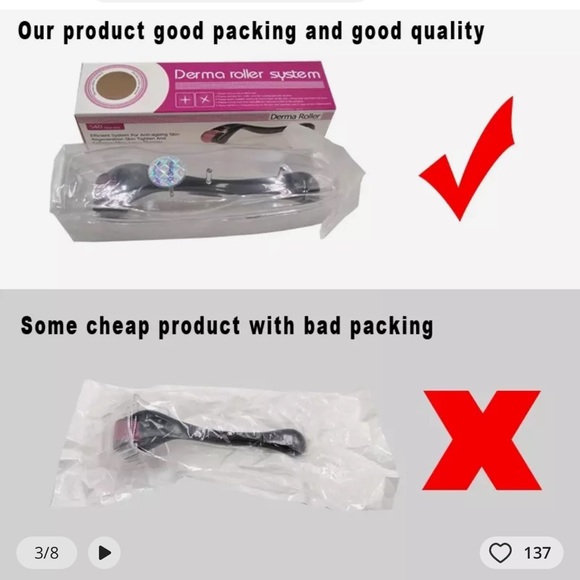 Micro-Needling Derma Roller for Skin Care Body Treatment hair growth - Picture 5 of 6